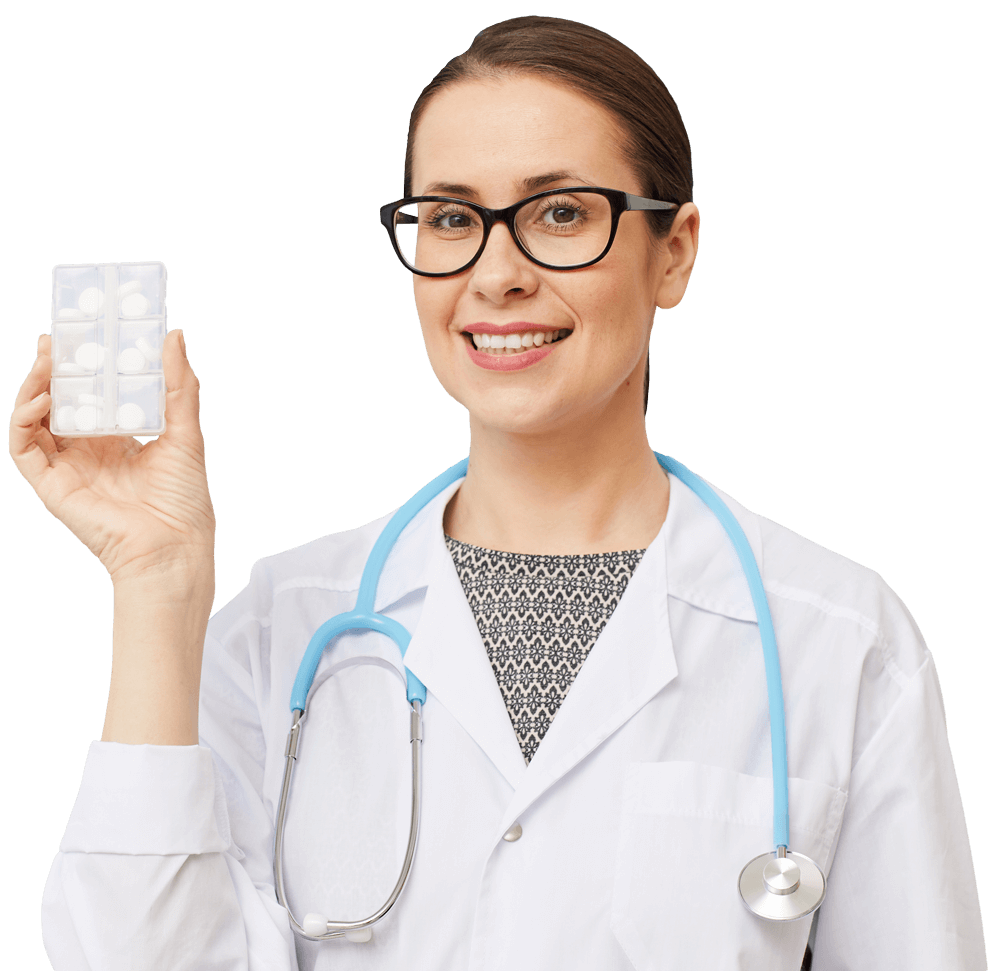 doctor with pills 2WVYUPD Home