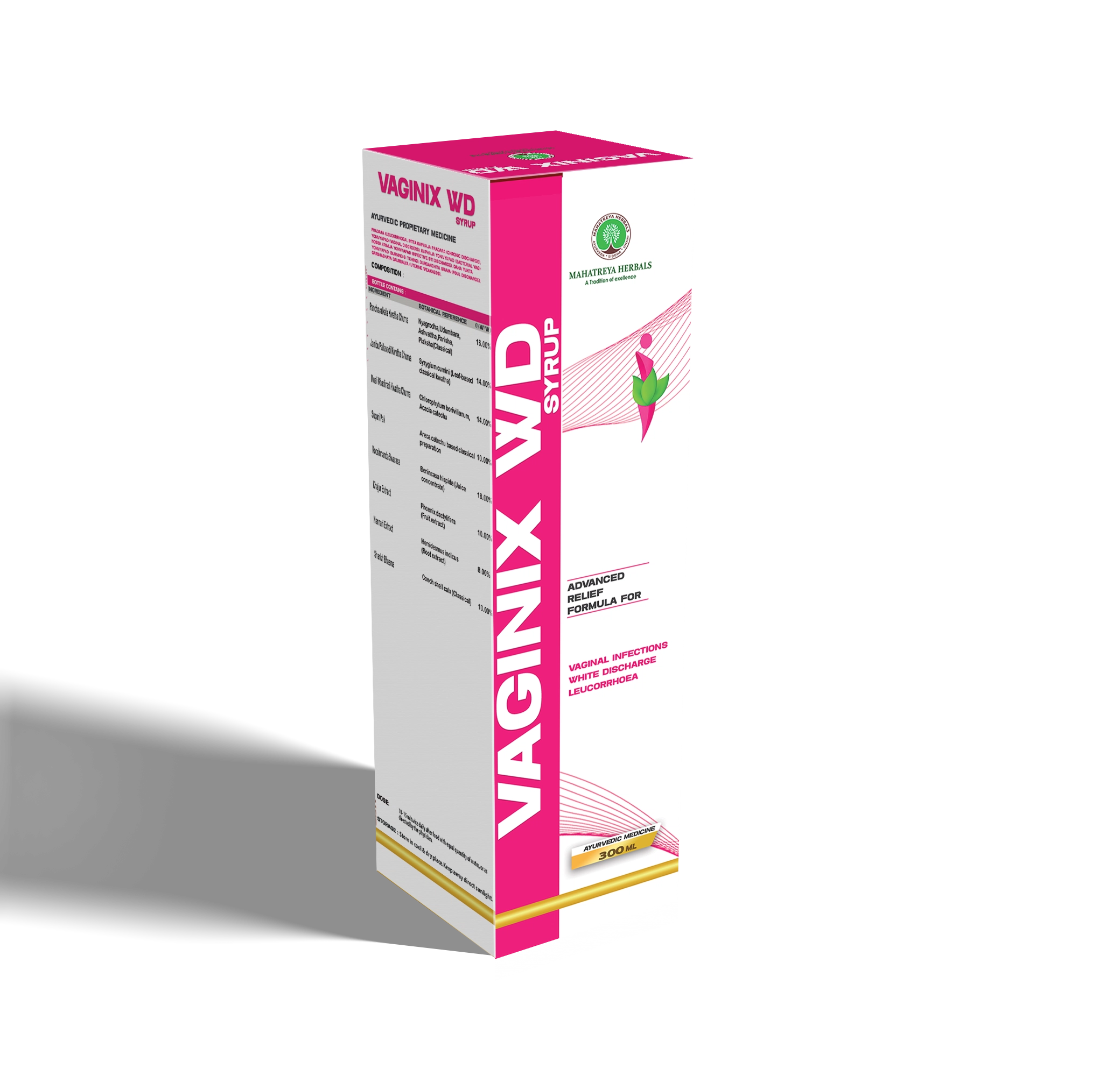 Vaginix Syrup Box Mockup Products
